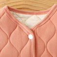 thumbnail image 4 of Usaibhir Baby Quilted Jacket, Lightweight Warm Padded Cardigan Coat for Toddler Kids 2-8Y, 4 of 10