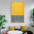 thumbnail image 6 of Mark Rothko Prints 《Yellow, Blue on Orange》 Wall Art Paintings Poster Canvas Art Poster and Wall Art Picture Print Modern Family bedroom Decor Posters 24x36inch(60x90cm), 6 of 6