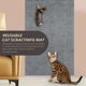 thumbnail image 5 of Alfombra de rascar para gatos de 78.7 x 15.8 pulgadas, alfombra autoadhesiva para gatos, protector de muebles para sofá, pared y puertas, protectores de arañazos duraderos para gatos, sofá y gatos de, 5 of 7