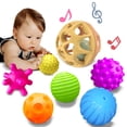 thumbnail image 1 of Set de bolas sensoriales ROHSCE, juguetes Montessori para bebés de 6 a 12 meses, 1 of 6