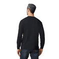 thumbnail image 5 of Gildan Heavy Cotton Long Sleeve T-Shirt for Men, Crew Neck Classic Fit Bulk Tee, Black, 3 Pack, S, 5 of 5