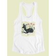 thumbnail image 3 of Floral Forester Ii Racerback Tank Women -Grace Popp Designs, Female Large, 3 of 4