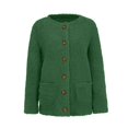 thumbnail image 6 of Womens Sherpa Cardigan Sweaters Teddy Soft Cozy Long Sleeve Button Down Fleece Jacket With Pockets Fall Winter, 6 of 6