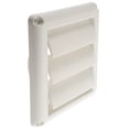 thumbnail image 3 of Dryer Vent Cover 4 Inch External Wall Air Vent Louvered Vent Exhaust Caps, 3 of 8