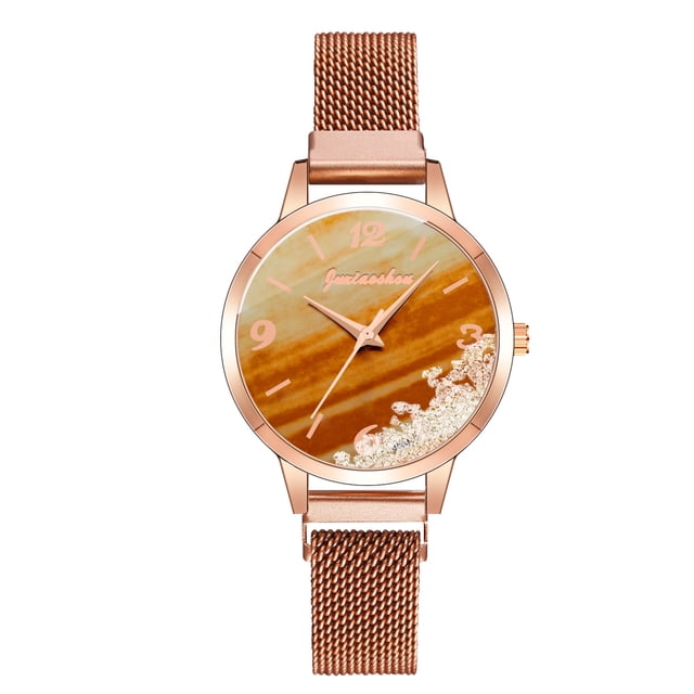 Jusqu'à 65 % de Rabais Montre Mode Femme Horloge Acier Inoxydable Décontractée Robe Poignet Cristal Collier Bagues Boucle d'Oreille Bijoux en Liquidation
