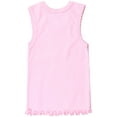 thumbnail image 4 of ToBeInStyle Girls' Pack of 4 Ultra-Soft Cotton Tank Tops w/ Ruffle Hem - Pastel - 12 Years Old, 4 of 5