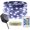 1 Pack, variant on Dimmable Fairy String Lights Plug in 33 Ft 100 LED Silver Wire Firefly Lights with Remote, Cool White