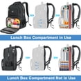 thumbnail image 5 of Matein 17inch Laptop Backpack with Lunch Box for Adults, TSA-Friendly, Water-Resistant Laptop Bag for Travel, Work, Hiking, 5 of 8
