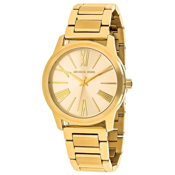 Michael Kors Women's Hartman Gold Steel Tone Watch MK3490