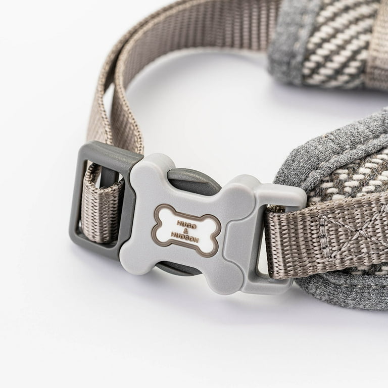 Grey tweed sale dog harness