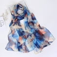 thumbnail image 1 of Foulards Légers Mode à Imprimé de Fleurs Foulard Portefeuille en Coton pour Femmes, 1 of 5
