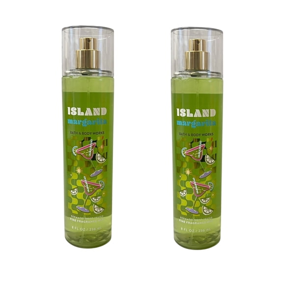 Bath & Body Works Island Margarita Mist 8 fl oz 2 Pack