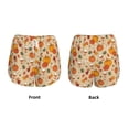 thumbnail image 3 of KLL Fall Autumn Pattern Shorts Women,Athletic Shorts High Waisted Running Shorts Pocket Sporty Short Gym Elastic Workout Shorts-Medium, 3 of 7
