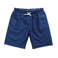 thumbnail image 4 of CONZONE Men'S Sports Shorts Solid Color Athletic Shorts for Men Elastic Waist Drawstring Lightweight Quick Dry Summer Running Shorts With Pocket, 4 of 4