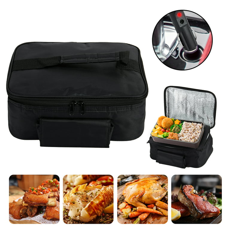 Aotto Portable Oven, Portable Food Warmer Lunch Box, 110V Portable  Microwave and 3-in-1 Car Food Warmer for Car, Truck, Travel, Work and Home,  Bundle