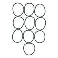 thumbnail image 6 of Scunci Nylon Elastic Hairbands With Larger Opening and Better Stretch for Extra-Thick Hair in Black, 10ct, 6 of 8