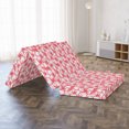 thumbnail image 4 of Floral Foldable Mattress, Flowers and Berries, 78.7" x 47.2", Pale Pink Dark Coral, by Ambesonne, 4 of 4