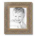 thumbnail image 2 of ArtToFrames 9" x 11" Majestic  Silver Picture Frame, 9x11 inch Gold Wood Poster Frame (WOM-5121),  Pack, 2 of 7