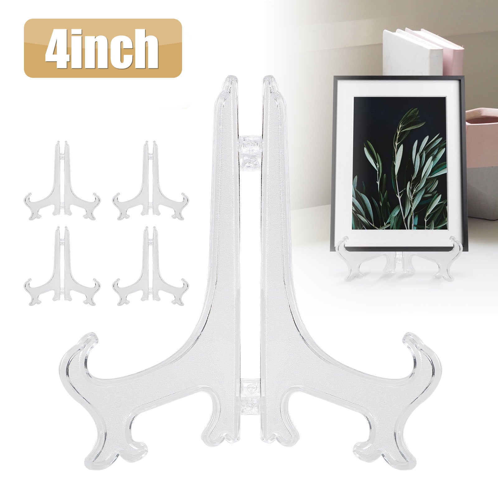 Display Easels Clear Display Easel Stand Plate Bowl Picture Frame Photo