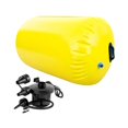 thumbnail image 3 of Barril de gimnasia con rodillo de aire, equipo de gimnasia portátil, multifuncional, para uso en gimnasios en casa, colchoneta inflable para hacer eje Amarillo 05x07 m, 3 of 9