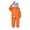 B#04-Orange, variant on ZHANGDER Big Mouth Monster Onesie with Comb, Plush Monster Onesie Soft Plush Loungewear No Shoes