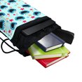 thumbnail image 4 of Sesame Street Cookie Pattern Drawstring Backpack Sports Bag Sackpack 17" x 13", Perfect for Gym, Yoga or Practice, 4 of 5