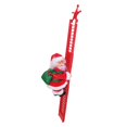 thumbnail image 1 of Cuerda de escalada eléctrica Papá Noel lindo muñeco adorno muñeco de Papá Noel juguete de Navidad Tal como se describe, 1 of 7