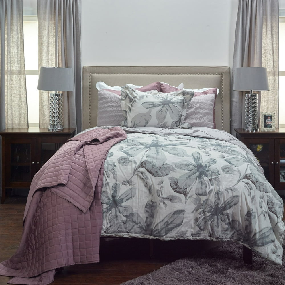 3Pc Comforter Set in Teal (Queen)