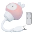thumbnail image 4 of Luz de noche con control remoto, linda lámpara de noche con forma de conejito recargable por USB, lámpara de noche para bebé, probada profesionalmente, 4 of 12