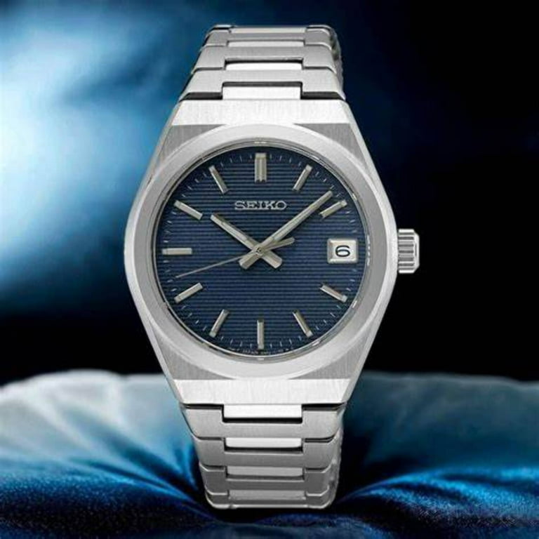 Seiko Essentials Quartz Blue Dial Ladies Watch SUR575P1 - Walmart.com