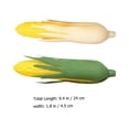 thumbnail image 2 of PENGXIANG 3pcs Fake Corn Model Plastic Food Ornament Simulation Corn Photography Props, 2 of 6