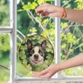 thumbnail image 2 of Happy Boston Terrier Welcome St Patrick's Day Lucky Shamrocks Clover Stained Glass Suncatcher Gentleman Dog Lover Gifts Window Hanging Sign Decor - 22001, 2 of 5