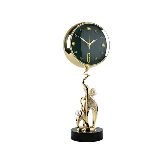 High-grade Creative Crystal Tabletop Clock Living Room Decorations Desk Clock Pendant