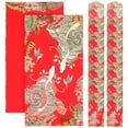 thumbnail image 1 of FELTECHELECTR 20 bolsas de dinero delicadas impresas, estilo japonés, sobres rojos únicos., 1 of 7