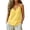 Yellow, variant on Breezora Women's Cotton Linen Spaghetti Strap Tank Top Sleeveless Loose Fit Casual With Decorative Button For Summer Vacation
