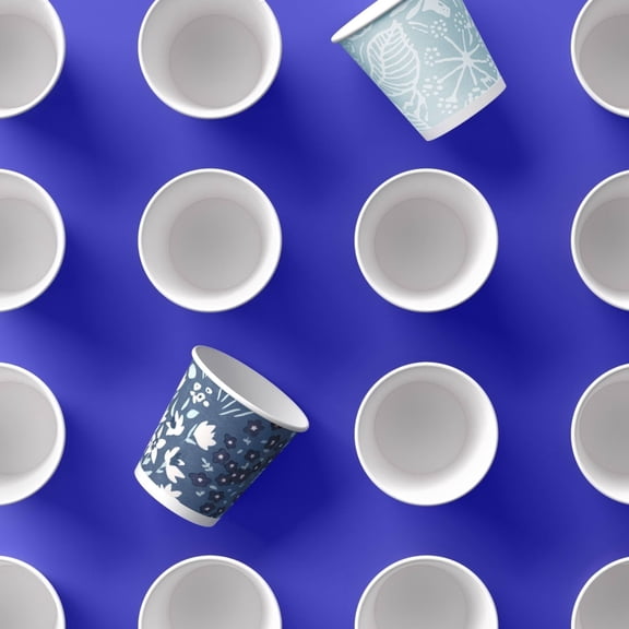 100 Count 3 oz Disposable Paper Cups, Small Bathroom Cups for Mouthwash, Drinking & Everyday Use