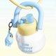 thumbnail image 4 of Water Bottle with Straw Girls Large Portable Travel Bottles Sports Fitness Cup Summer Cold Water with Lid and Handle Silver Silver Silver, 4 of 4