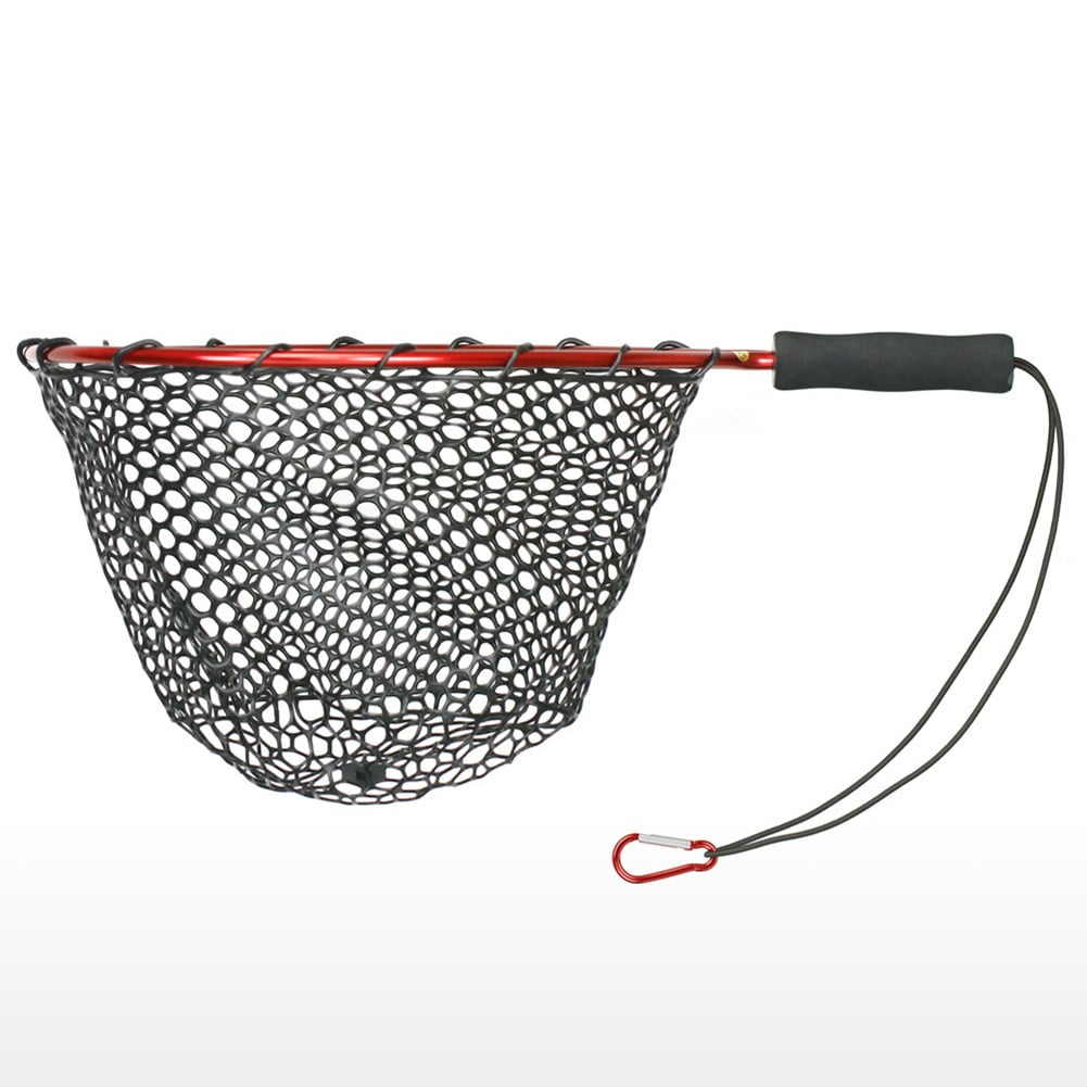 Sportact Fishing Accessories,Fishing Equipment,Fishing Net Telescopic Folding Fishing Extending Fly Carp Silicone Dip Net