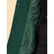 thumbnail image 5 of Abrigo de invierno con bolsillos inclinados con doble botonadura y cuello alto para mujer Verde oscuro XS, 5 of 6