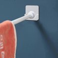 thumbnail image 5 of Secure Shower Curtain Rod Holders Adhesive Wall Mounted Self-adhesive Supports for Bathroom Closet Rod Support White 2pcs, 5 of 5