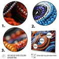 thumbnail image 3 of Designart "Tribes Samburu African Beadwork II" African Tribes Floater Framed Wall Decor, 3 of 7