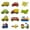 12pcs Vehicles, variant on Wrapables Diamond Art Kits, 5D Gem Painting DIY Arts & Crafts Stickers, 12pcs Vehicles
