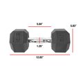 thumbnail image 2 of CAP Barbell Coated Hex Dumbbell, Single 3 - 100 lb, 2 of 6
