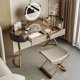 thumbnail image 2 of Luxury Nordic Vanity Tables Storage Cabinet Design Creative Vanity Tables Mirror Makeup Tavolo Trucco Bedroom Furniture WZ50VT My Lux Decor Round, 2 of 29