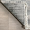 thumbnail image 3 of nuLOOM Sunniva Casual Checkered Tasseled Area Rug, 9' x 12', Sunniva Beige, 3 of 8