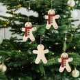 thumbnail image 6 of Mobestech 10pcs Unfinished Wooden Gingerbread Man Cutouts Craft Wood Slices for DIY Ornaments 3.94 X 4.72 Inches, 6 of 7