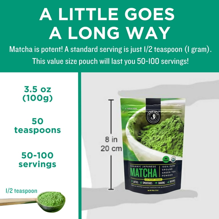 Jade Leaf Organic Japanese Matcha Latte Mix - 3.5 oz
