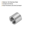 thumbnail image 4 of Uxcell 10Pack Round Connector Nuts, M8x8x12mm Coupling Nut Sleeve Rod Bar Stud Nut, 4 of 6