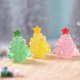 thumbnail image 3 of 60 uds estatua que brilla en la oscuridad árbol pequeño Mini árboles de Navidad de cristal árbol de Navidad brillante miniaturas de Navidad luminosas, 3 of 5