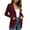 Wine, variant on Knitted Sweate Women's Solid Color Knitted Jacket Solid Color Cotton Pocket Cardigan Outer Sweater Cardigan Women's Cardigans White